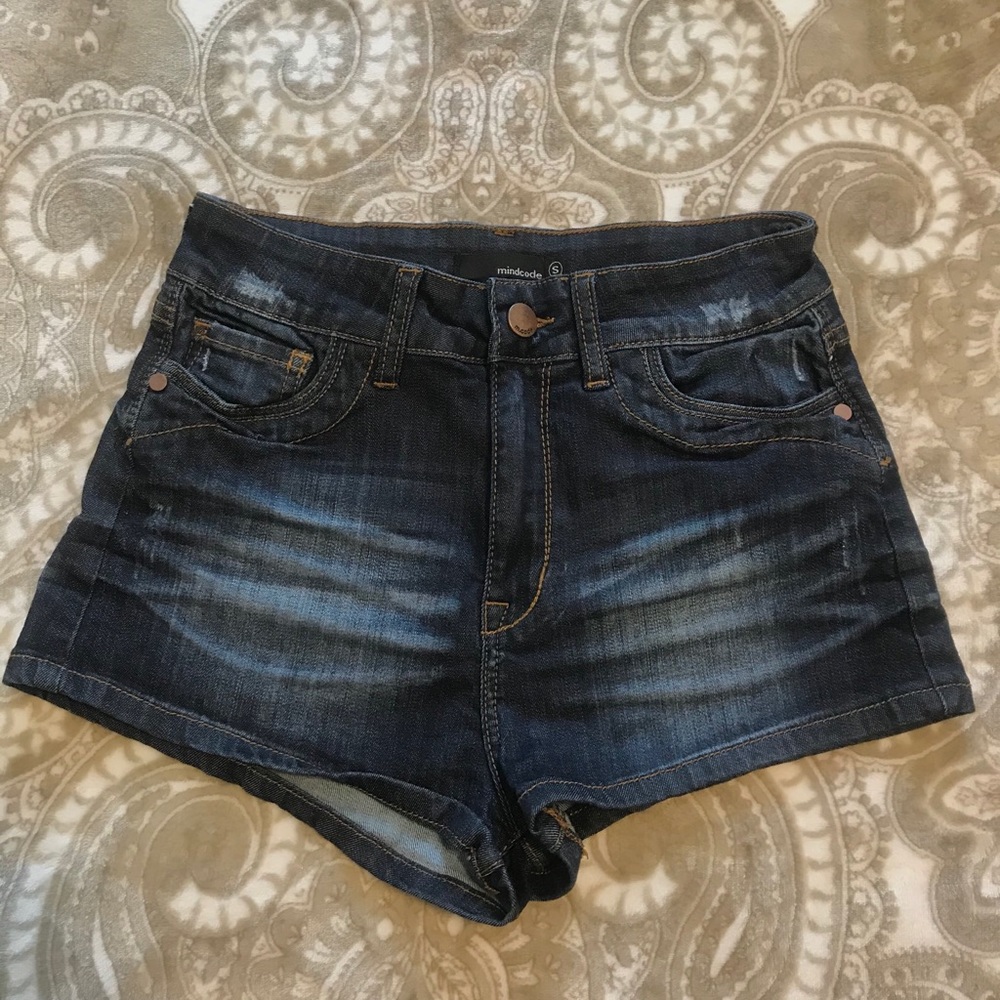 Mind Code High Wasted Shorts